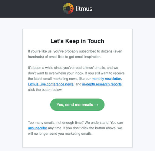 Review your GDPR email consent practice
