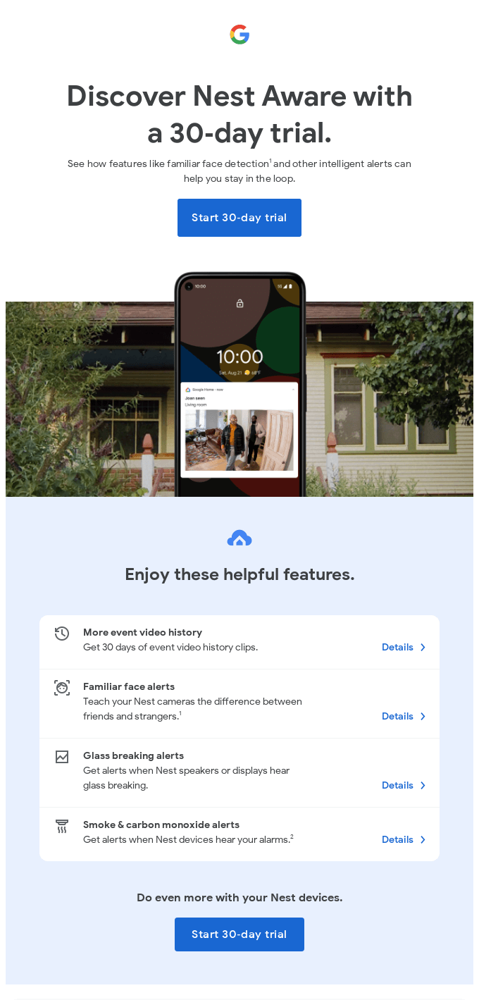 Nest email