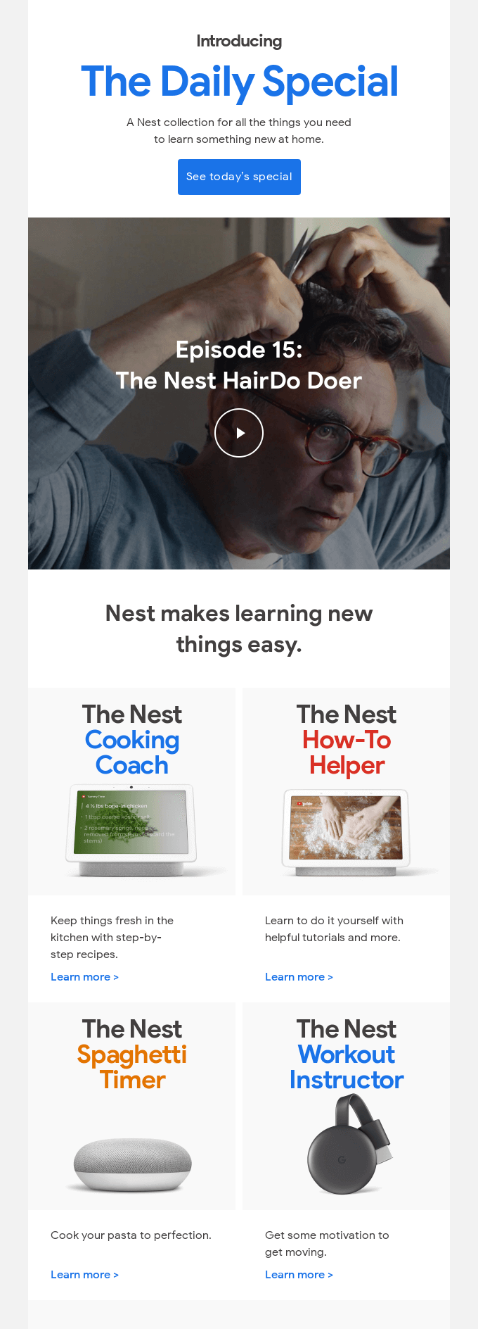 Google Store Newsletter